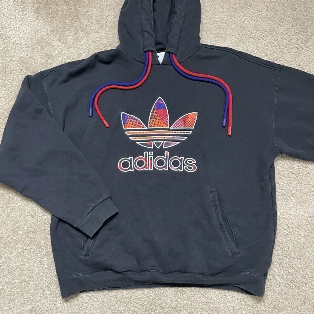 adidas Originals Men's Chinese Lunar New Year Graphic Hoodie LNY CNY Medium